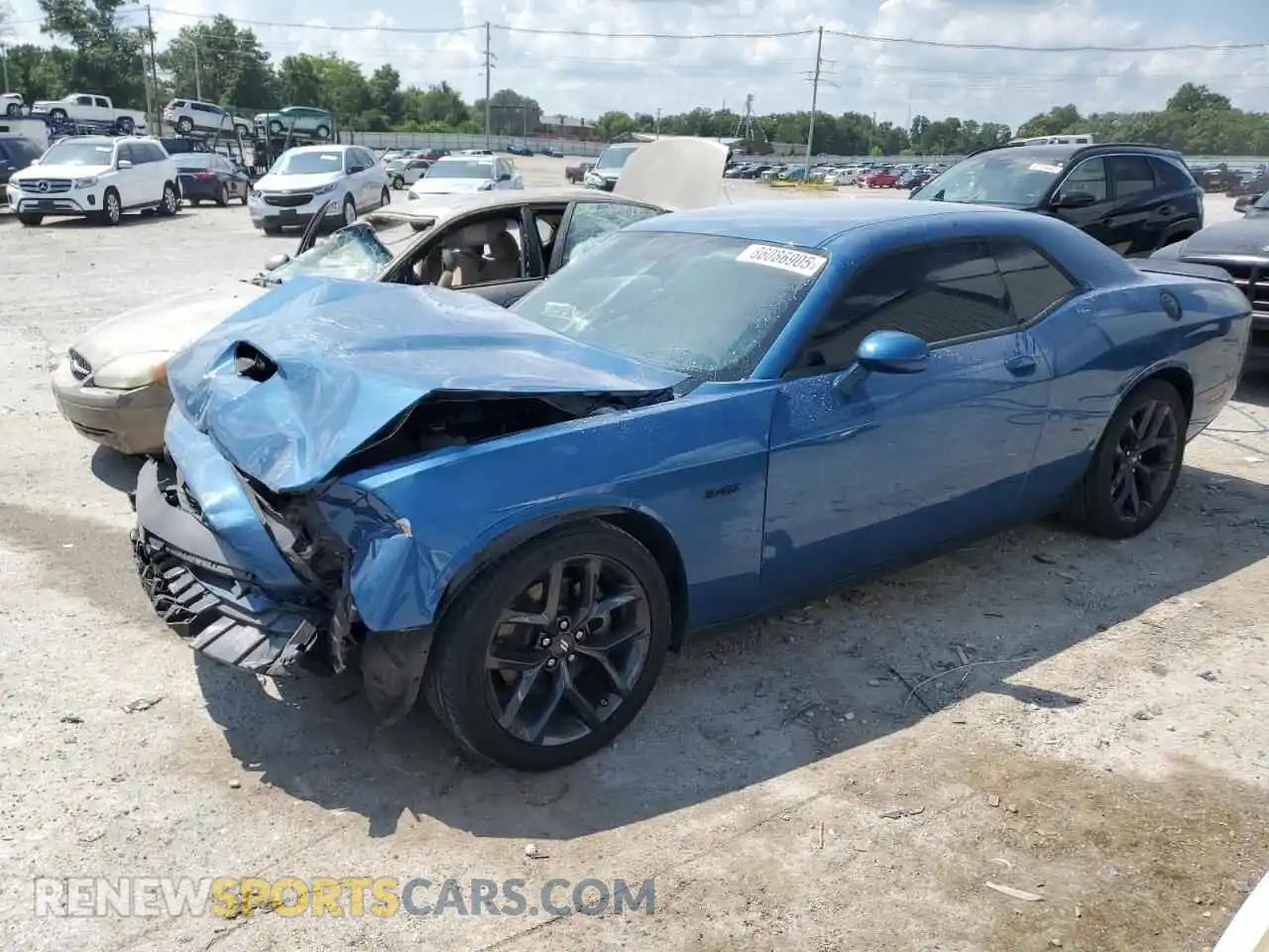 1 Photograph of a damaged car 2C3CDZBT7PH518193 DODGE CHALLENGER 2023