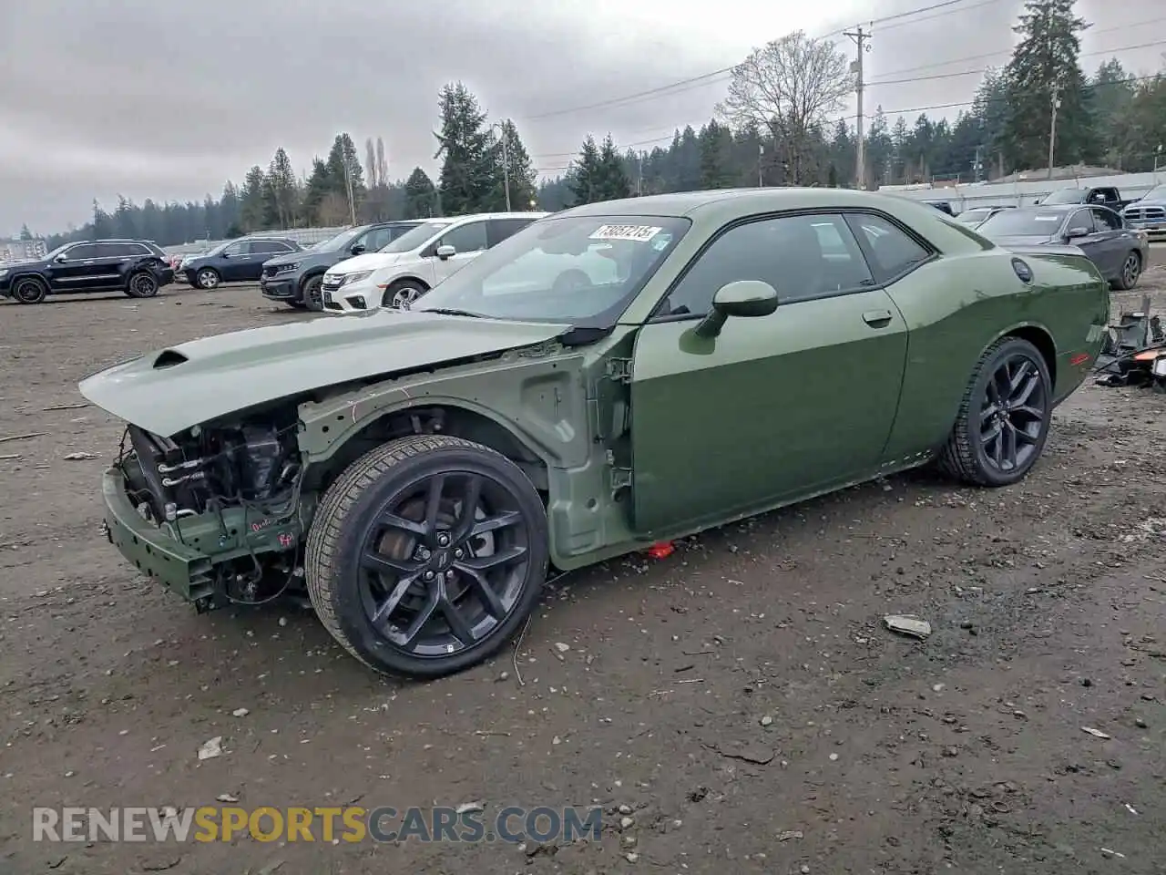 1 Фотография поврежденного автомобиля 2C3CDZBT7PH597185 DODGE CHALLENGER 2023