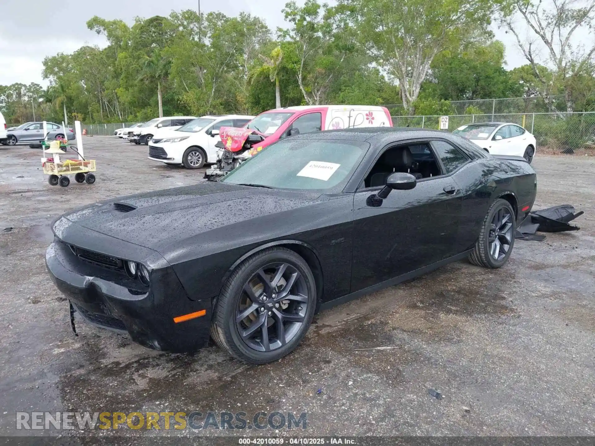 2 Photograph of a damaged car 2C3CDZBT8PH605892 DODGE CHALLENGER 2023