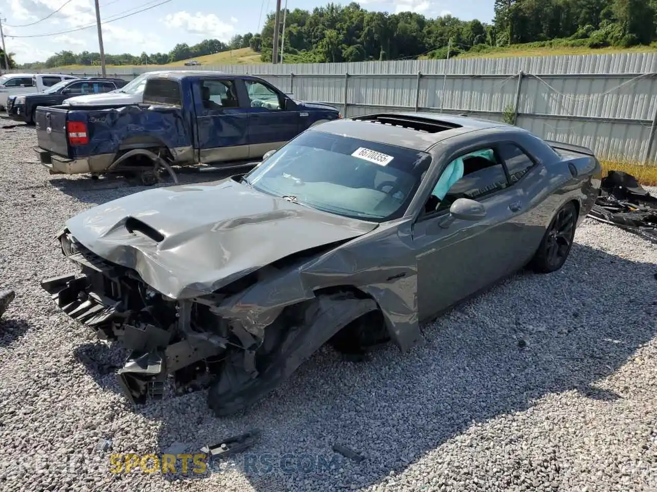 1 Photograph of a damaged car 2C3CDZBT8PH694234 DODGE CHALLENGER 2023