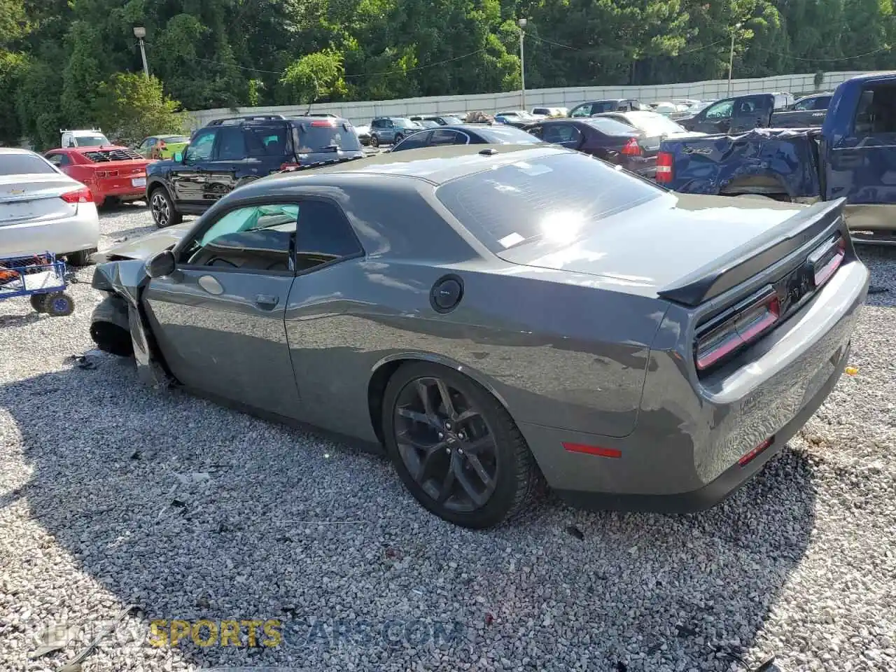 2 Photograph of a damaged car 2C3CDZBT8PH694234 DODGE CHALLENGER 2023