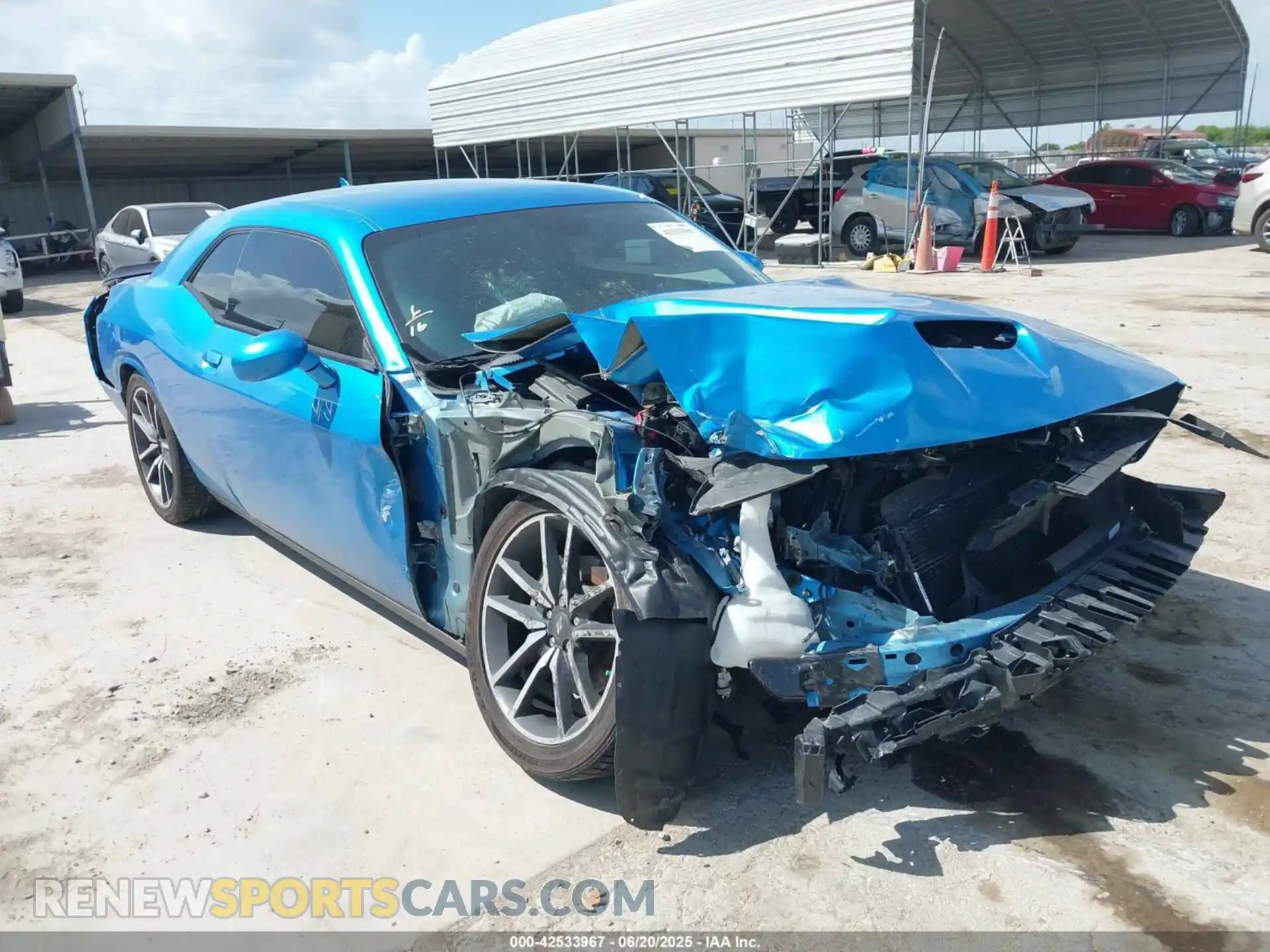 1 Photograph of a damaged car 2C3CDZBT9PH606176 DODGE CHALLENGER 2023