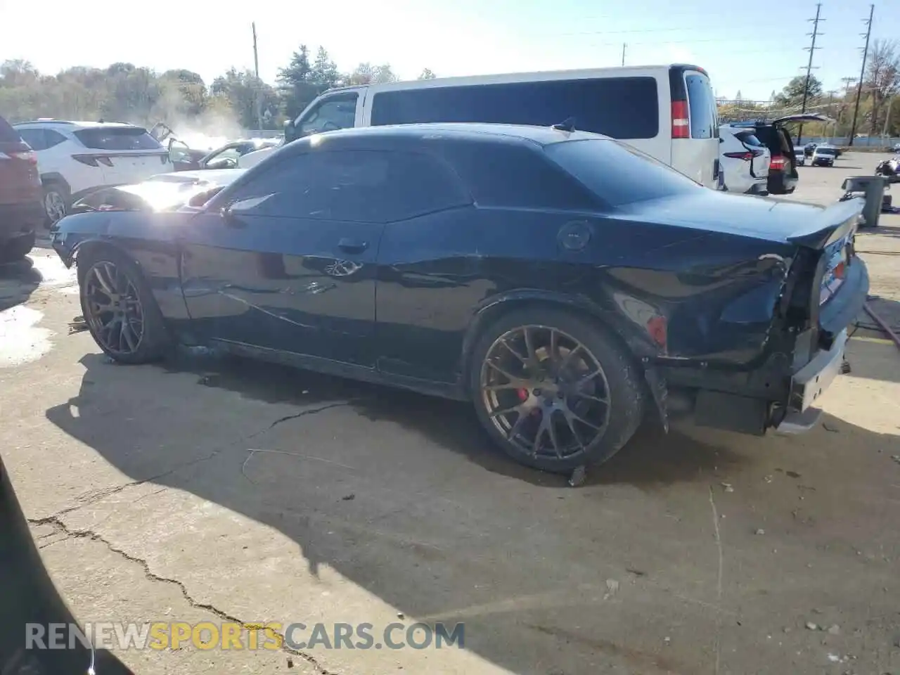 2 Photograph of a damaged car 2C3CDZBT9PH614603 DODGE CHALLENGER 2023