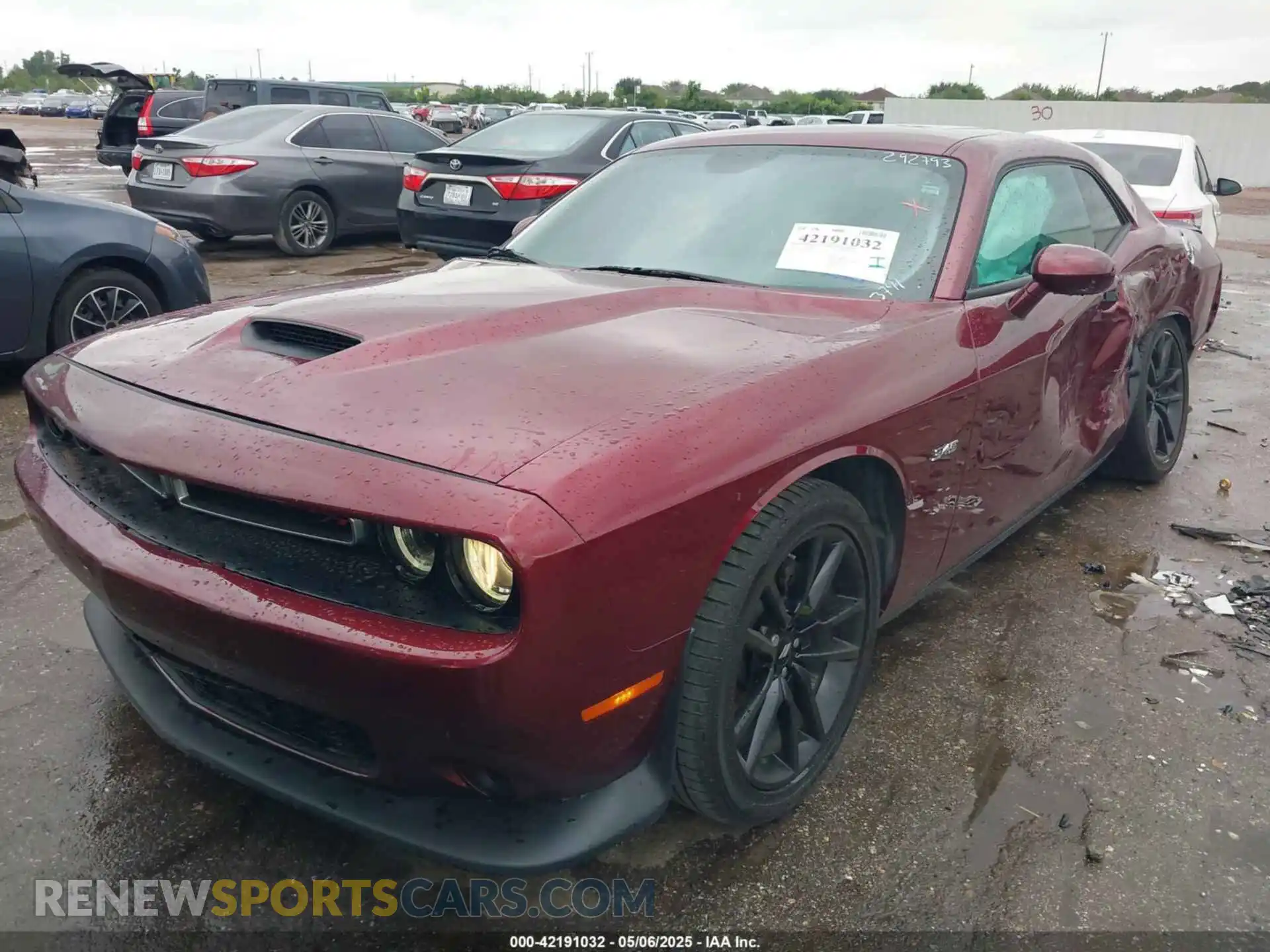 2 Photograph of a damaged car 2C3CDZBT9PH693741 DODGE CHALLENGER 2023