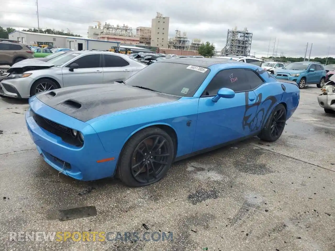 1 Photograph of a damaged car 2C3CDZC96PH573401 DODGE CHALLENGER 2023
