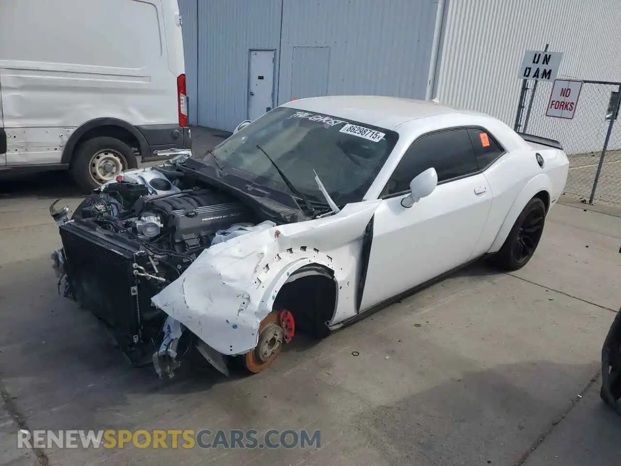 1 Photograph of a damaged car 2C3CDZFJ1PH637754 DODGE CHALLENGER 2023