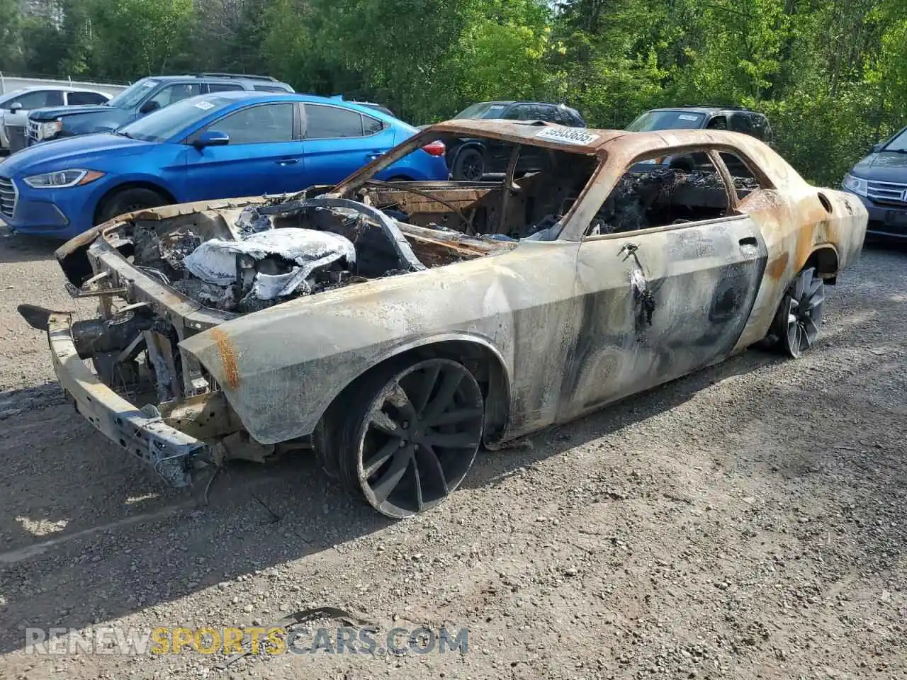 1 Photograph of a damaged car 2C3CDZFJ2PH543897 DODGE CHALLENGER 2023