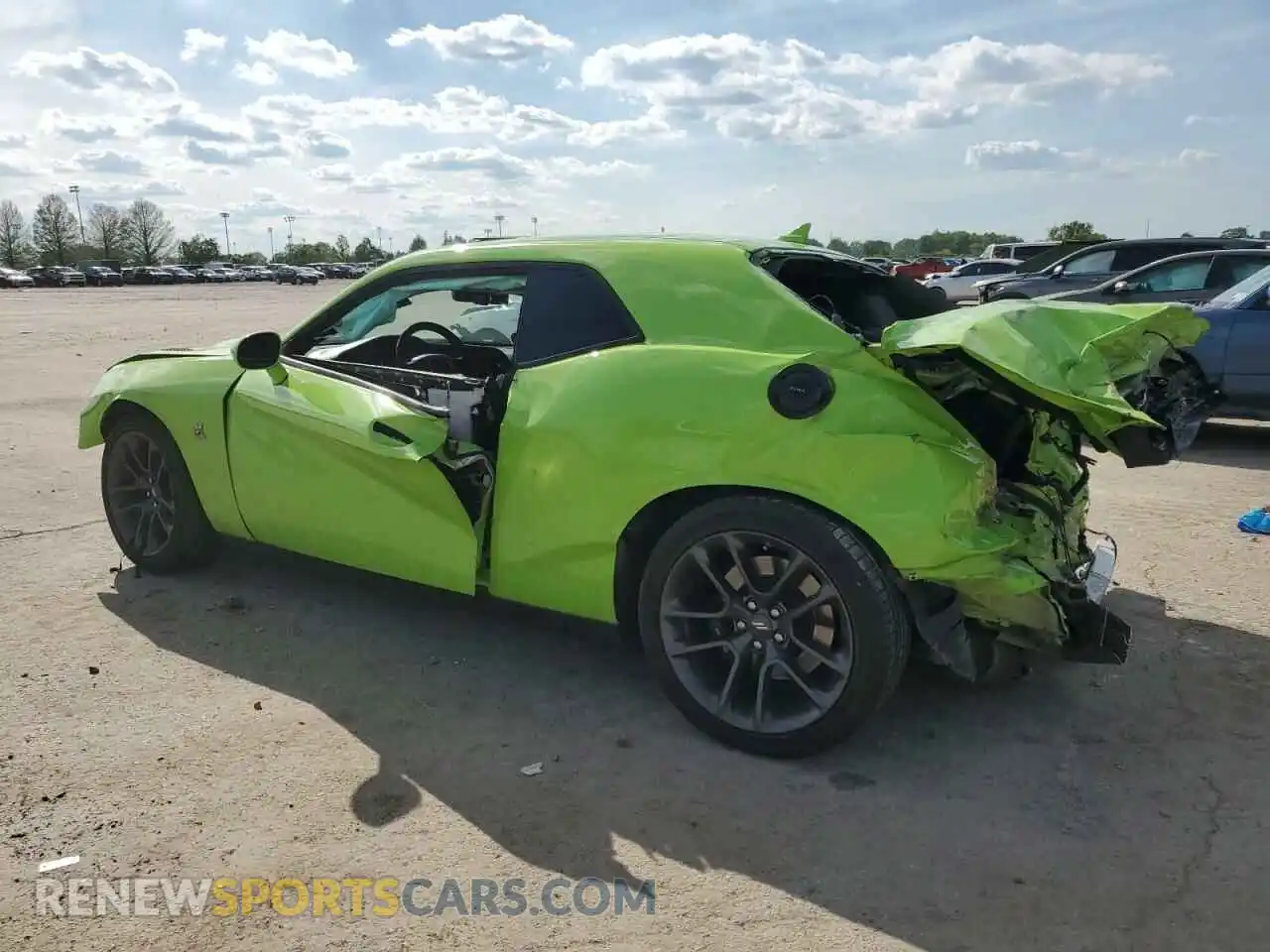 2 Photograph of a damaged car 2C3CDZFJ3PH542855 DODGE CHALLENGER 2023