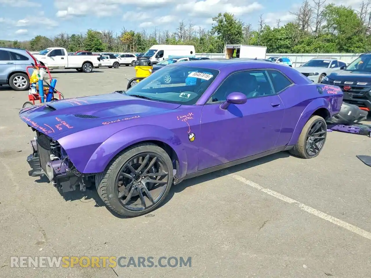 1 Photograph of a damaged car 2C3CDZFJ5PH678937 DODGE CHALLENGER 2023