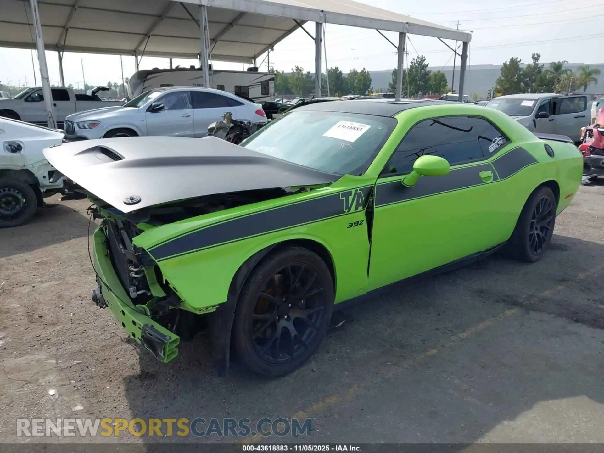 2 Photograph of a damaged car 2C3CDZFJ7PH617993 DODGE CHALLENGER 2023