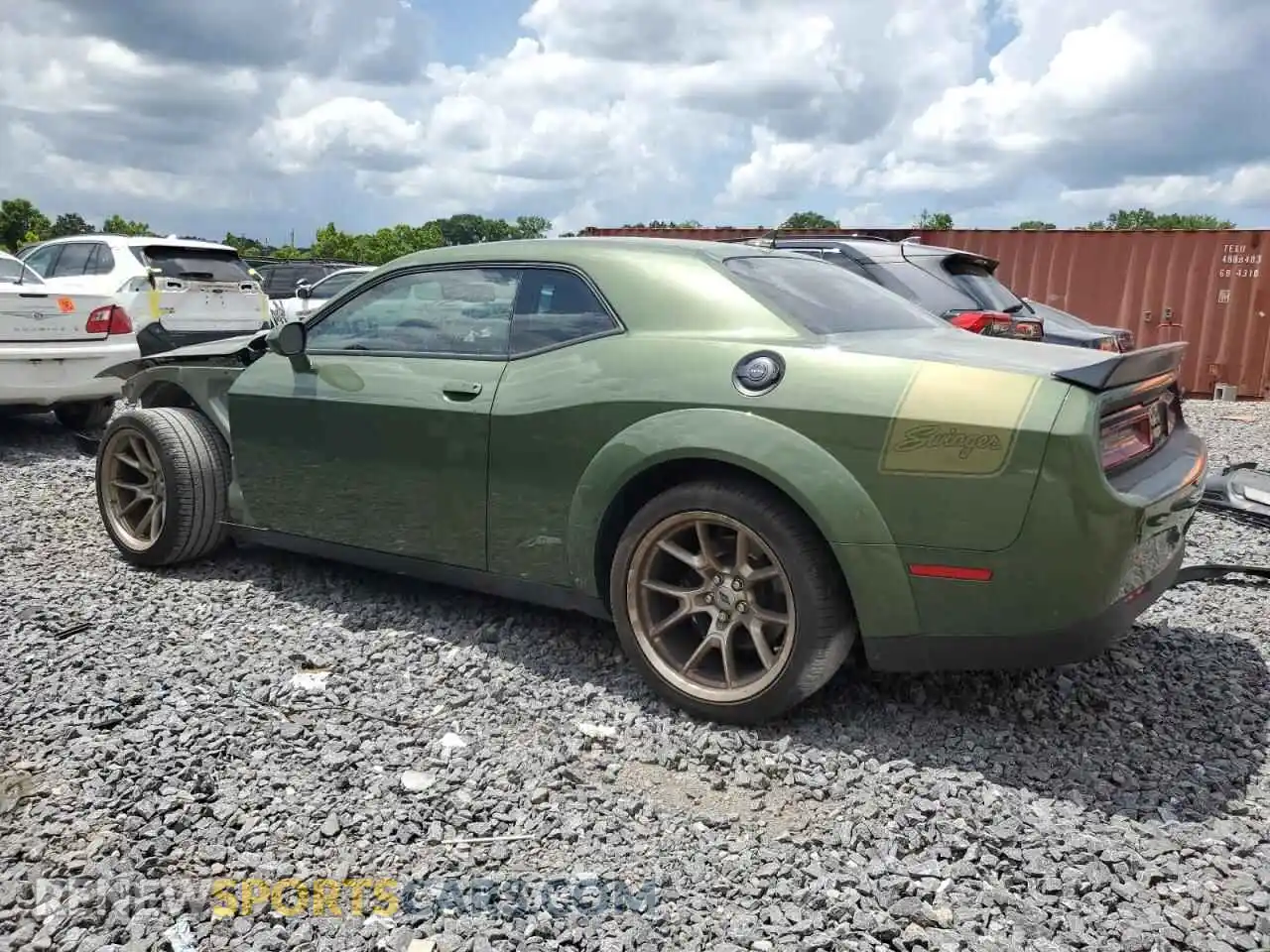 2 Photograph of a damaged car 2C3CDZFJ8PH525890 DODGE CHALLENGER 2023