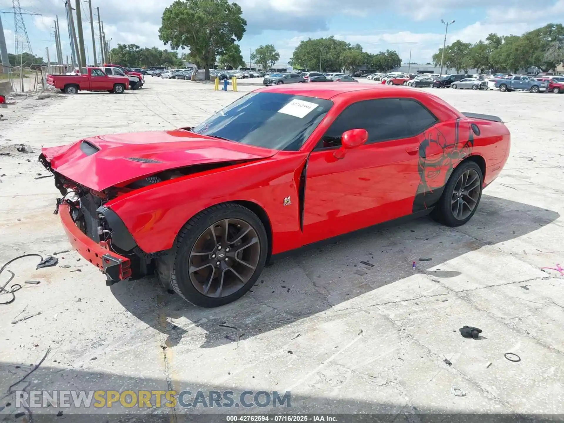 2 Photograph of a damaged car 2C3CDZFJ9PH614948 DODGE CHALLENGER 2023