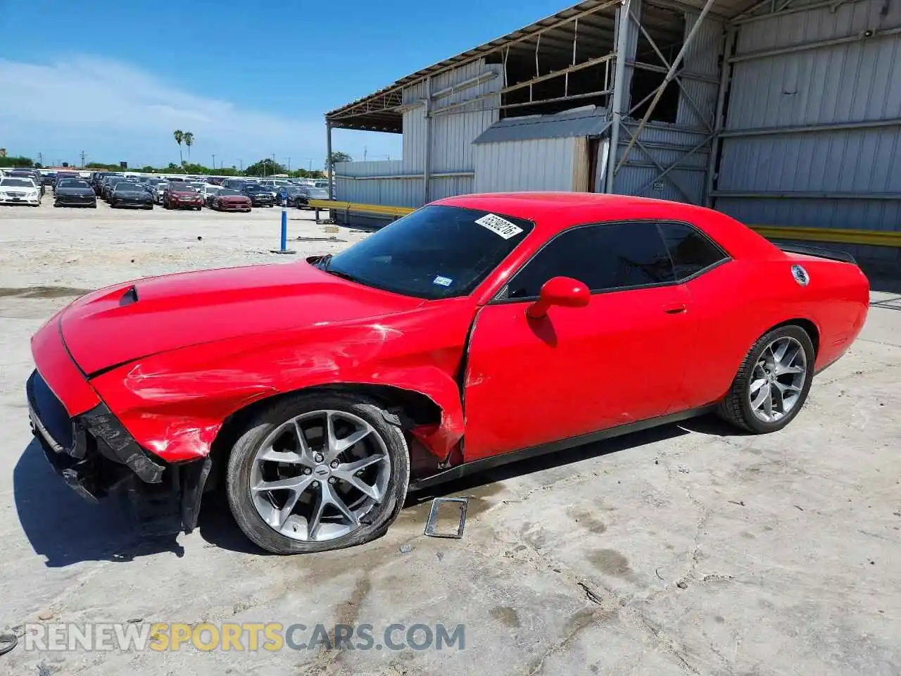 1 Photograph of a damaged car 2C3CDZJG6PH503902 DODGE CHALLENGER 2023