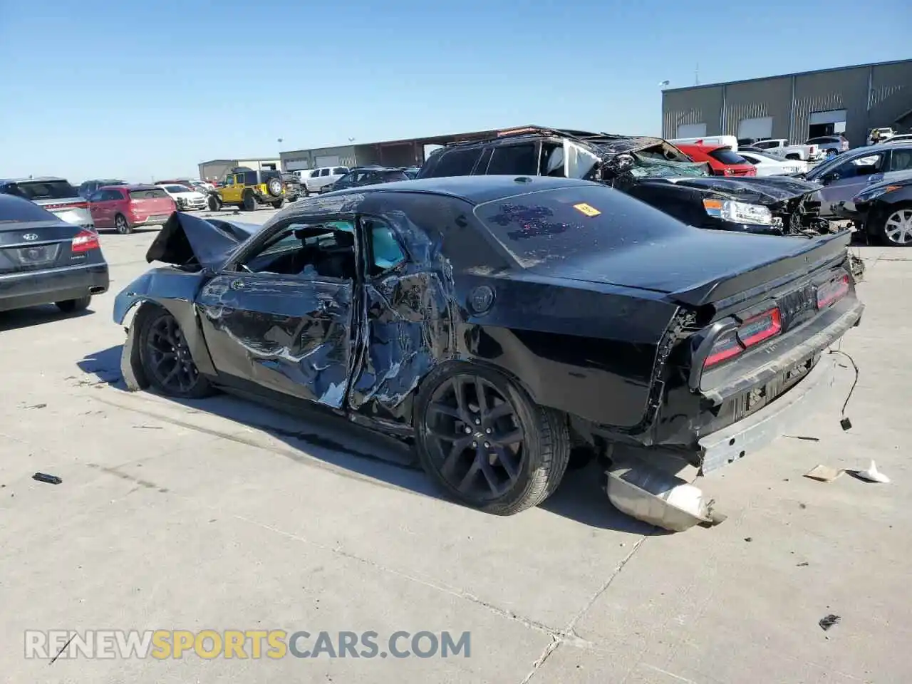 2 Photograph of a damaged car 2C3CDZJG7PH662766 DODGE CHALLENGER 2023