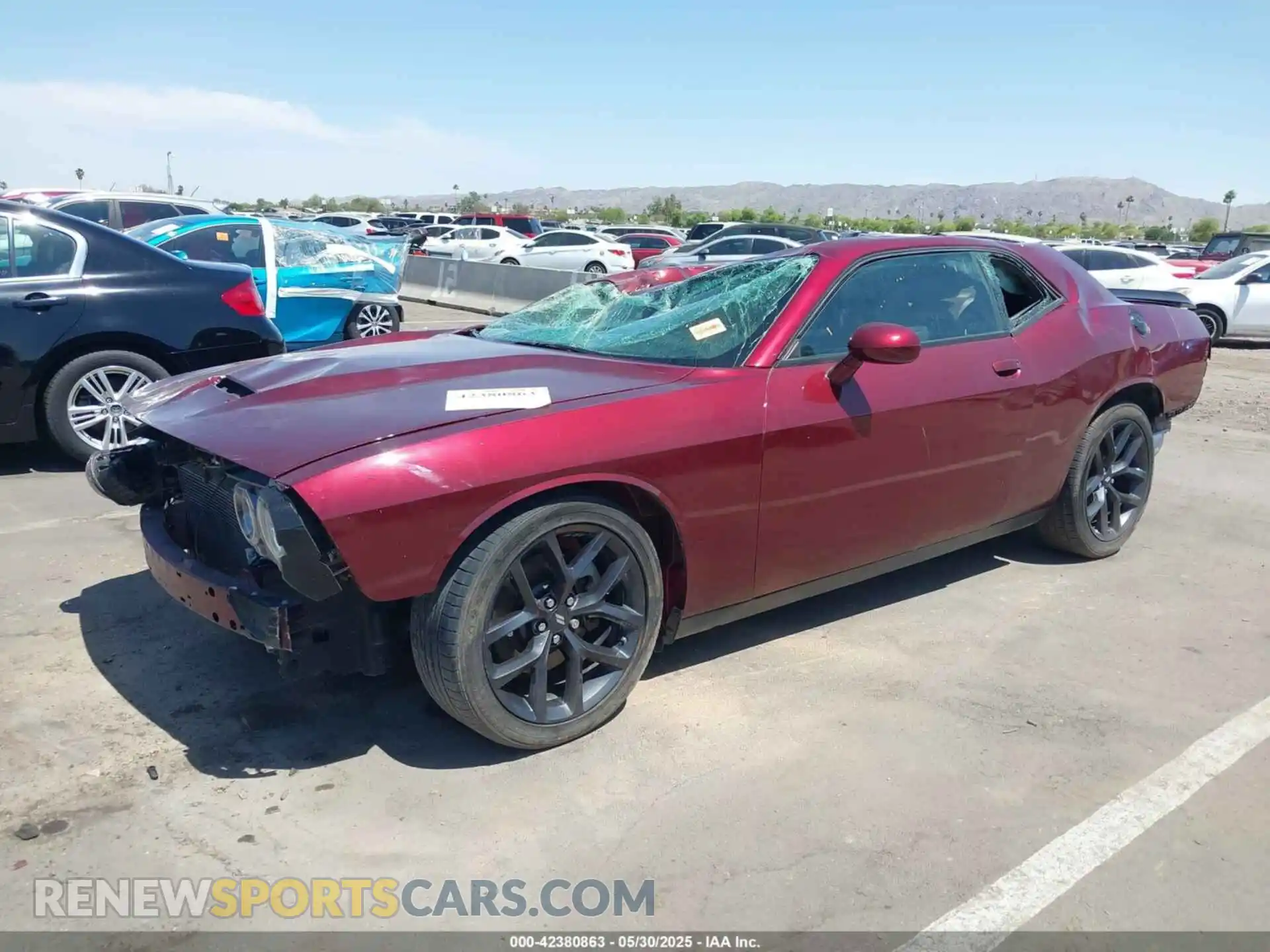 2 Photograph of a damaged car 2C3CDZJGXPH549992 DODGE CHALLENGER 2023