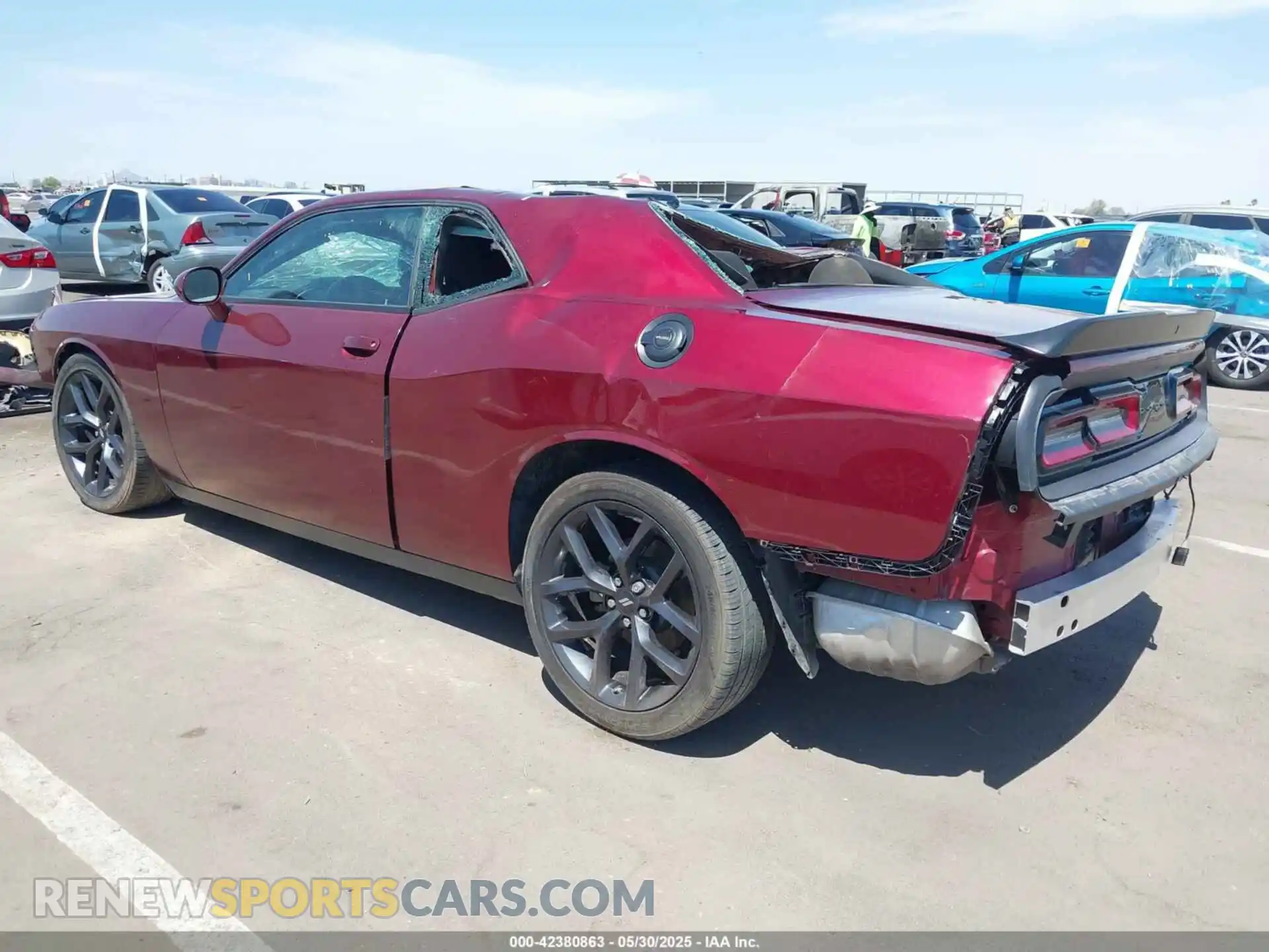 3 Photograph of a damaged car 2C3CDZJGXPH549992 DODGE CHALLENGER 2023