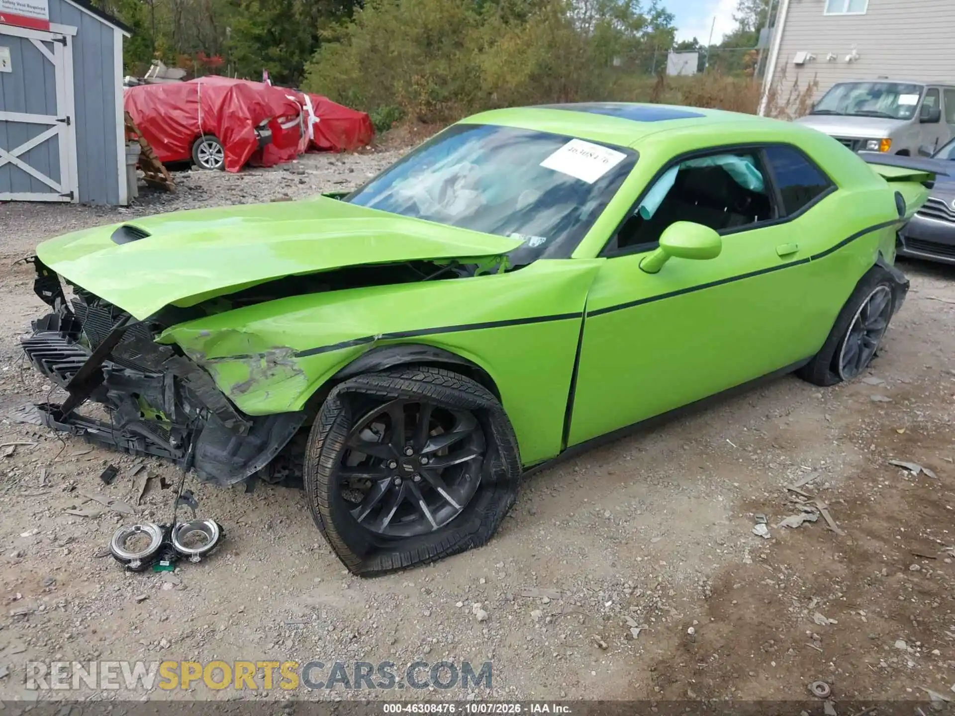 2 fotografías del automóvil dañado 2C3CDZKG1PH634816 DODGE CHALLENGER 2023