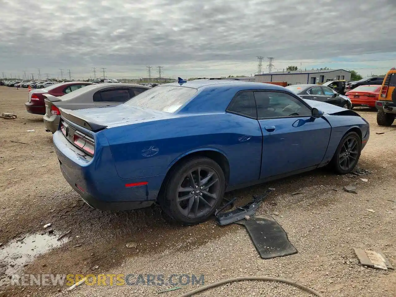 3 fotografías del automóvil dañado 2C3CDZKG6PH512761 DODGE CHALLENGER 2023