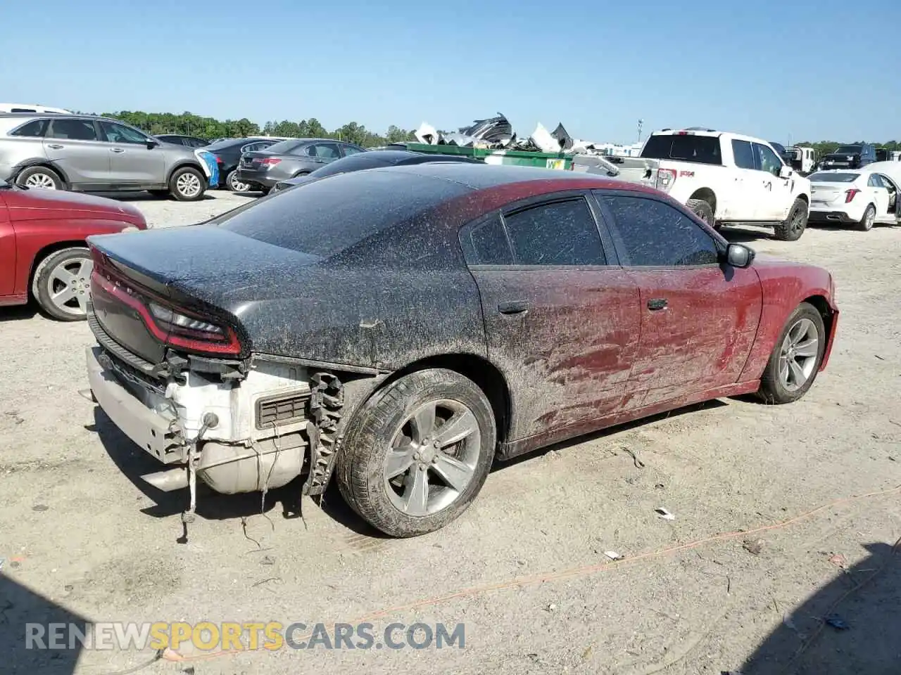 3 Photograph of a damaged car 2C3CDXAG4KH658882 DODGE CHARGER 2019