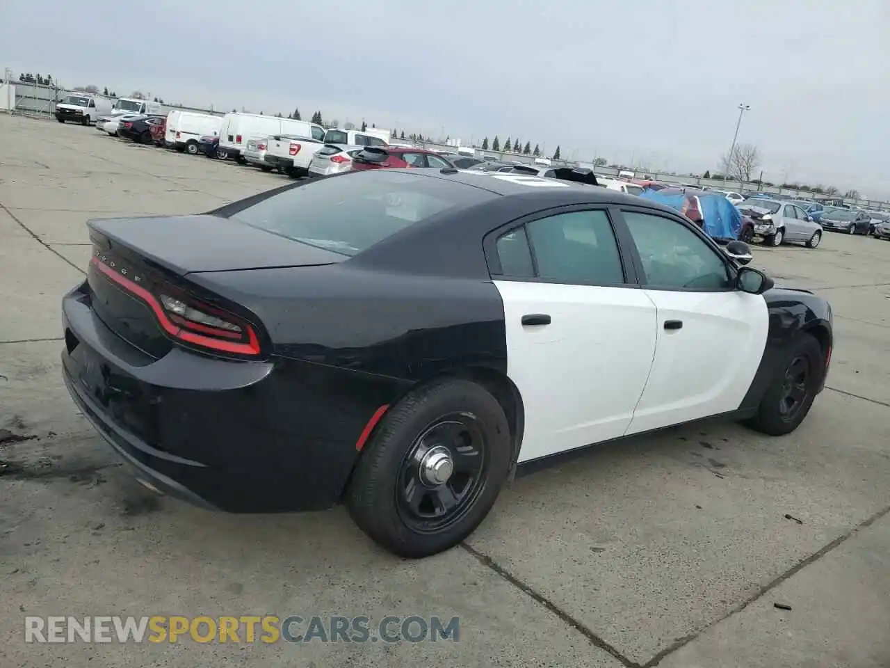 3 Photograph of a damaged car 2C3CDXAT6KH514120 DODGE CHARGER 2019