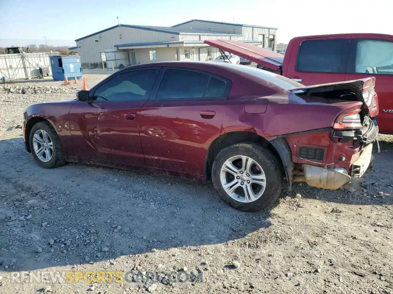 2 Photograph of a damaged car 2C3CDXBG0KH692073 DODGE CHARGER 2019
