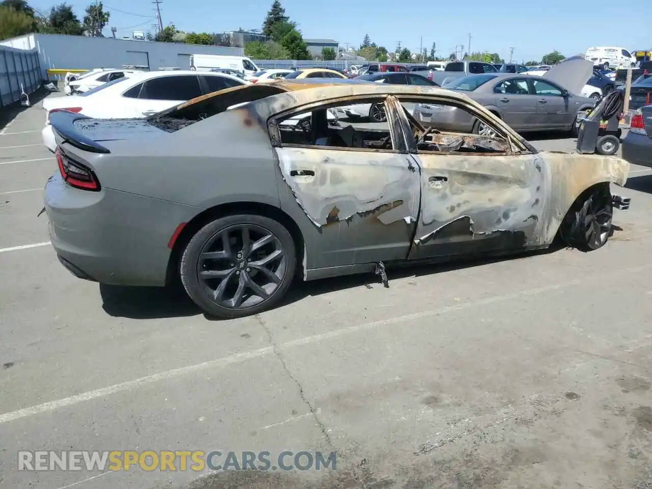 3 Photograph of a damaged car 2C3CDXBG1KH553733 DODGE CHARGER 2019