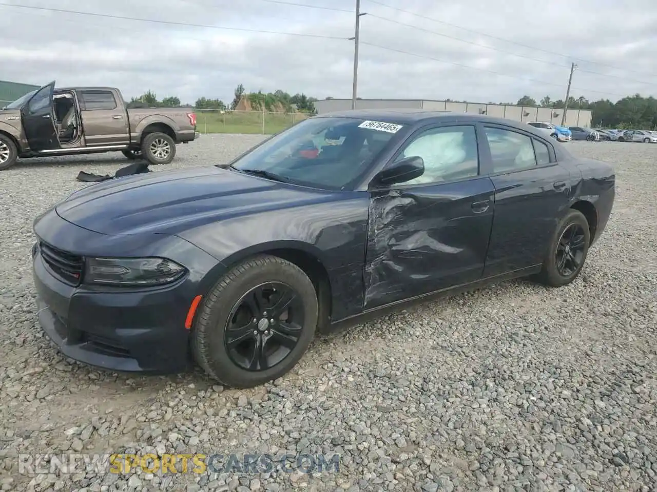 1 Photograph of a damaged car 2C3CDXBG2KH657115 DODGE CHARGER 2019