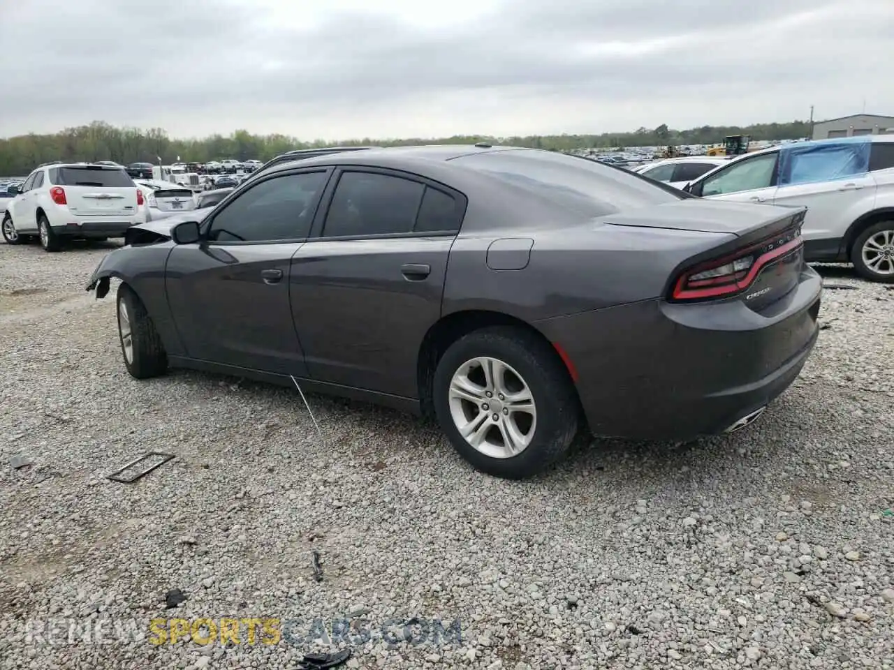 2 Photograph of a damaged car 2C3CDXBG2KH743640 DODGE CHARGER 2019