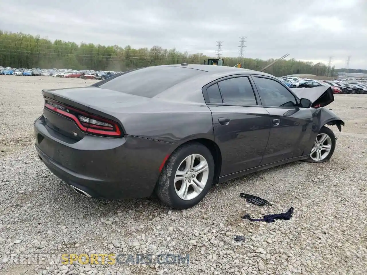 3 Photograph of a damaged car 2C3CDXBG2KH743640 DODGE CHARGER 2019