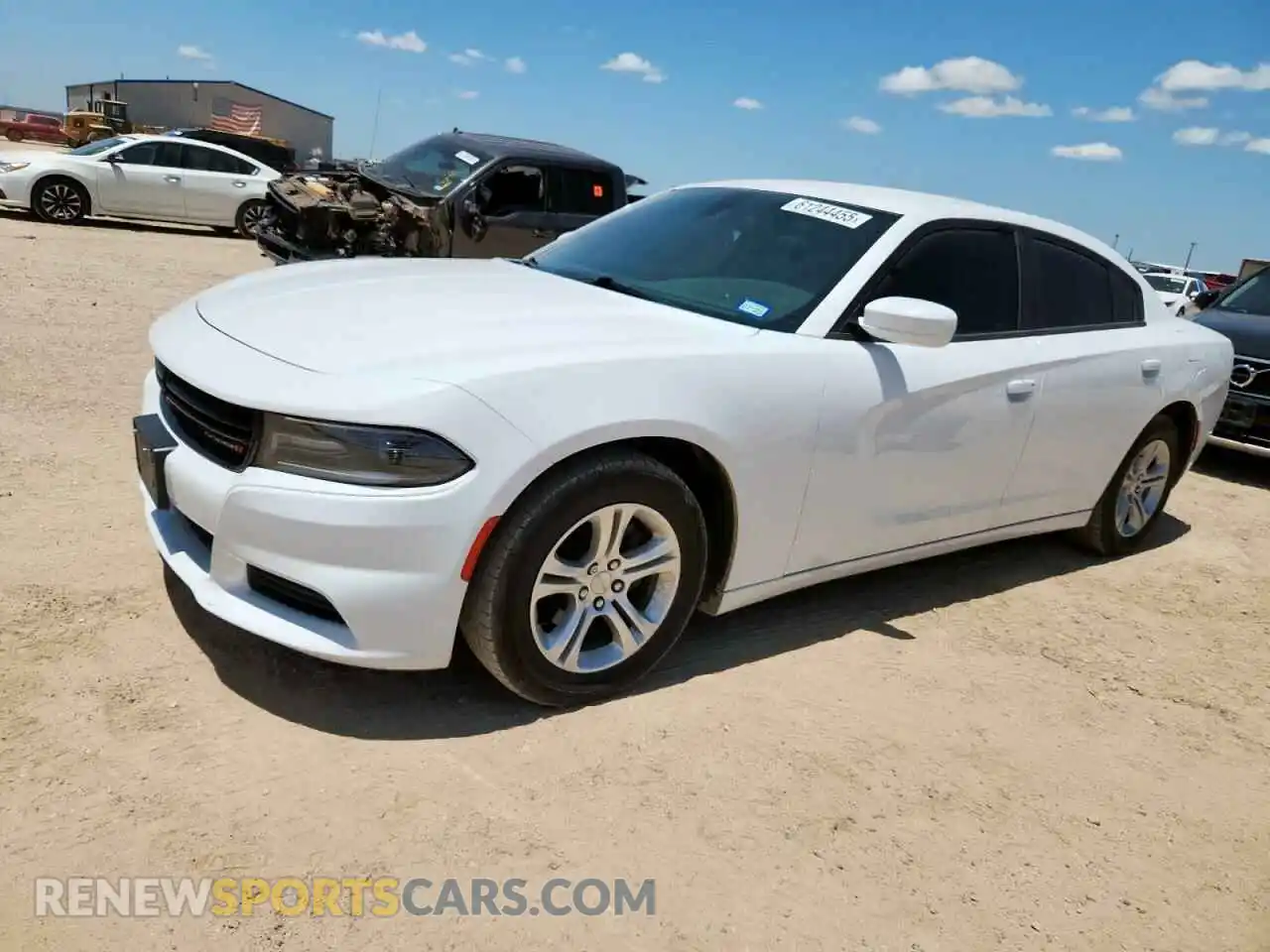 1 Photograph of a damaged car 2C3CDXBG2KH754850 DODGE CHARGER 2019