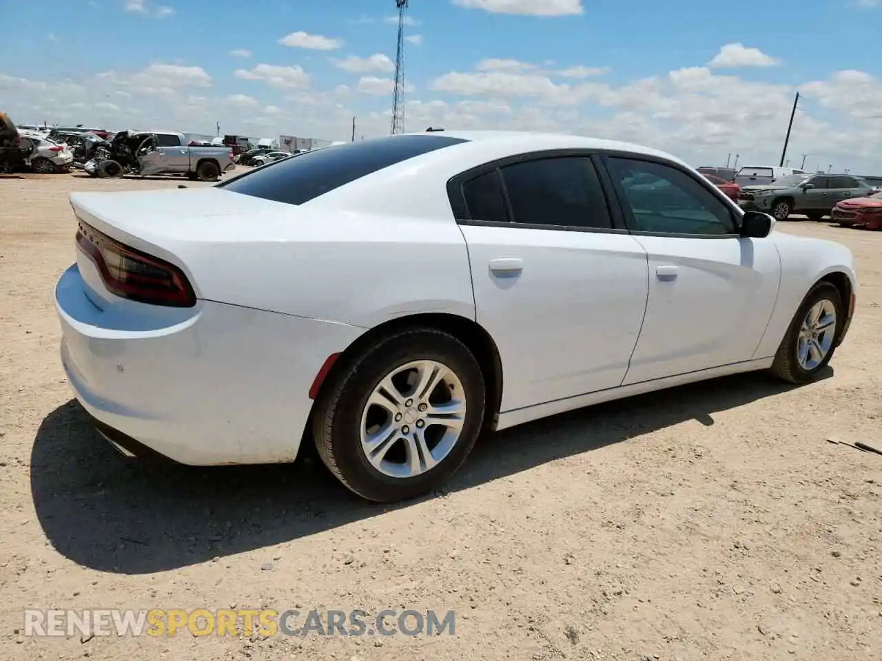 3 Photograph of a damaged car 2C3CDXBG2KH754850 DODGE CHARGER 2019