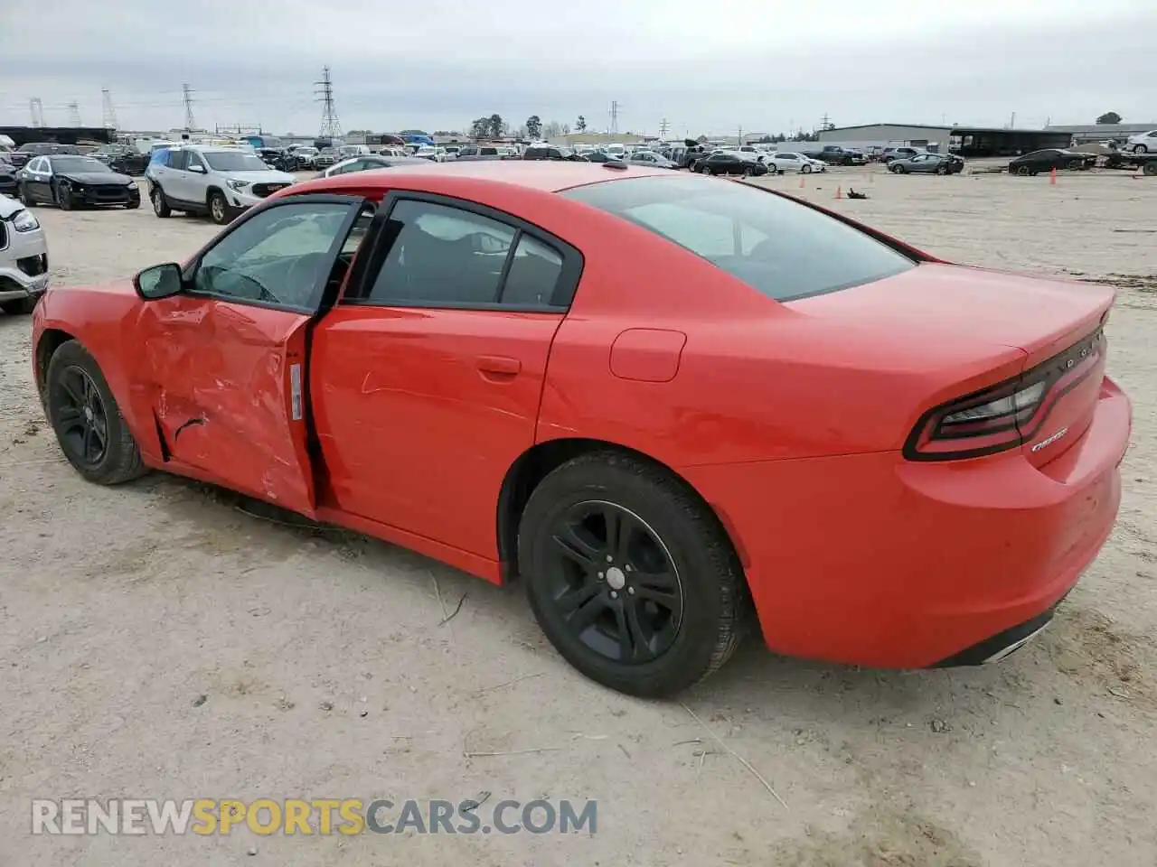 2 Photograph of a damaged car 2C3CDXBG3KH615598 DODGE CHARGER 2019