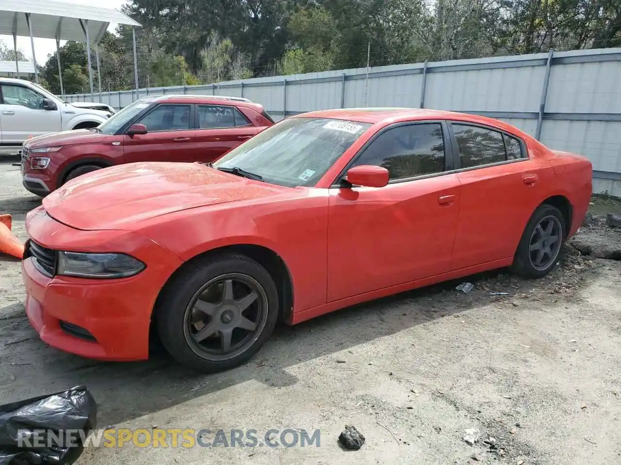 1 Photograph of a damaged car 2C3CDXBG3KH688339 DODGE CHARGER 2019