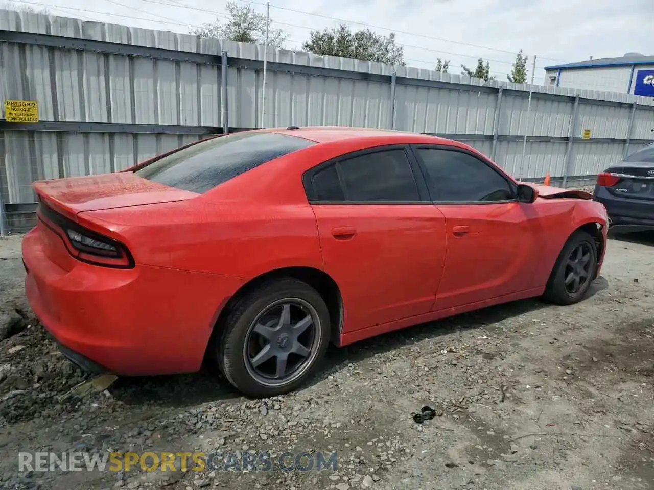 3 Photograph of a damaged car 2C3CDXBG3KH688339 DODGE CHARGER 2019