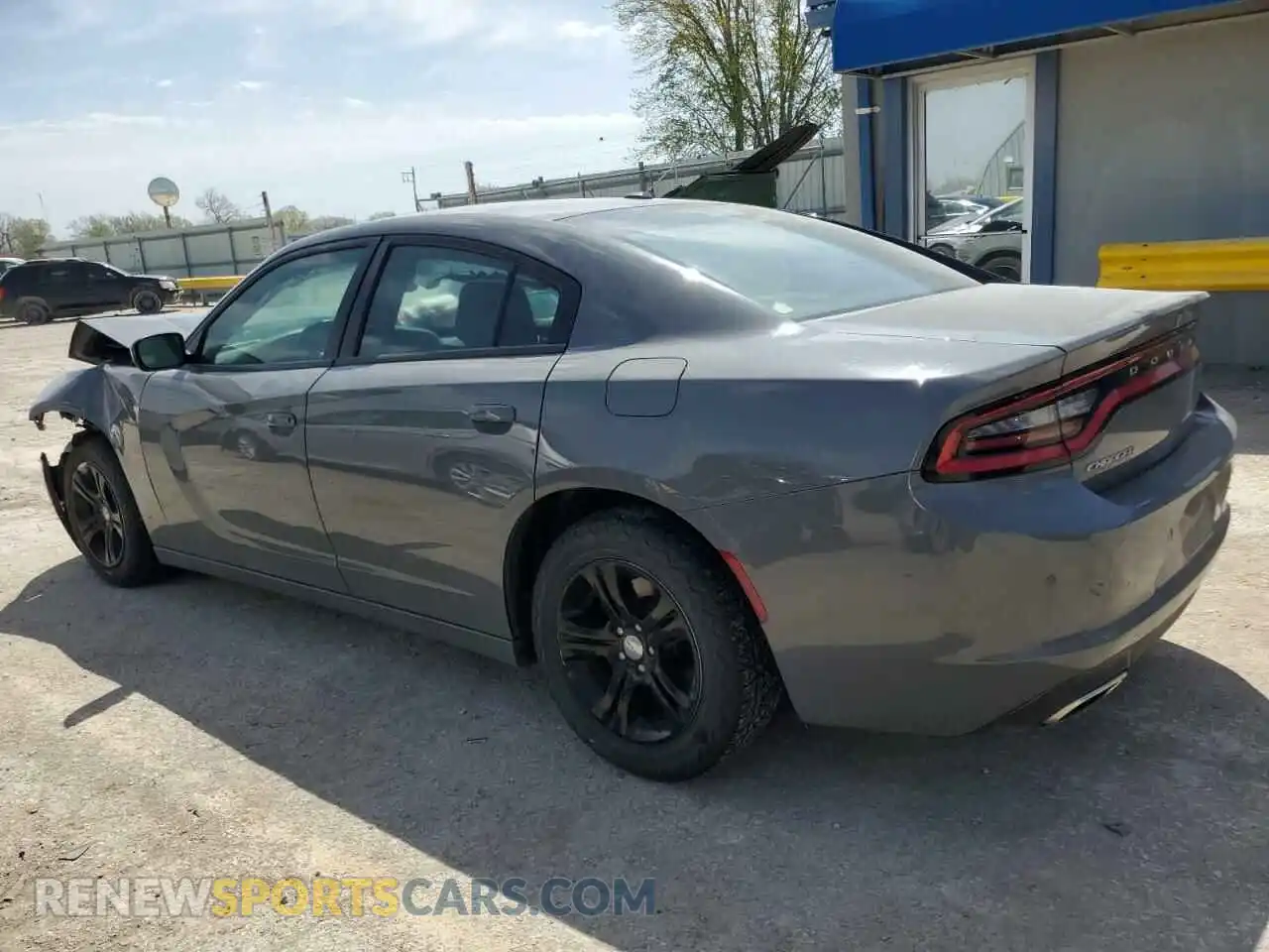 2 Photograph of a damaged car 2C3CDXBG3KH717385 DODGE CHARGER 2019