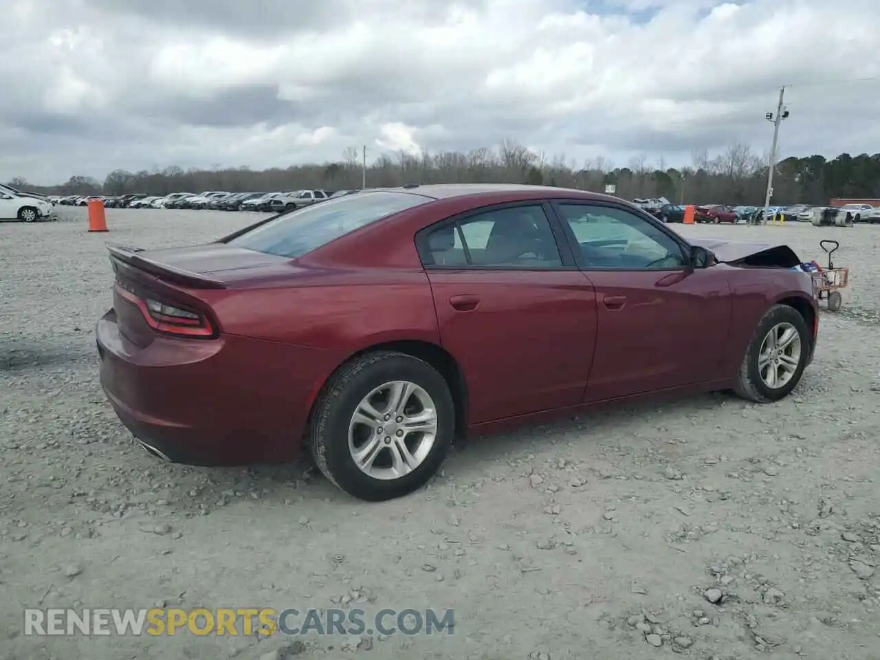 3 Photograph of a damaged car 2C3CDXBG3KH754548 DODGE CHARGER 2019