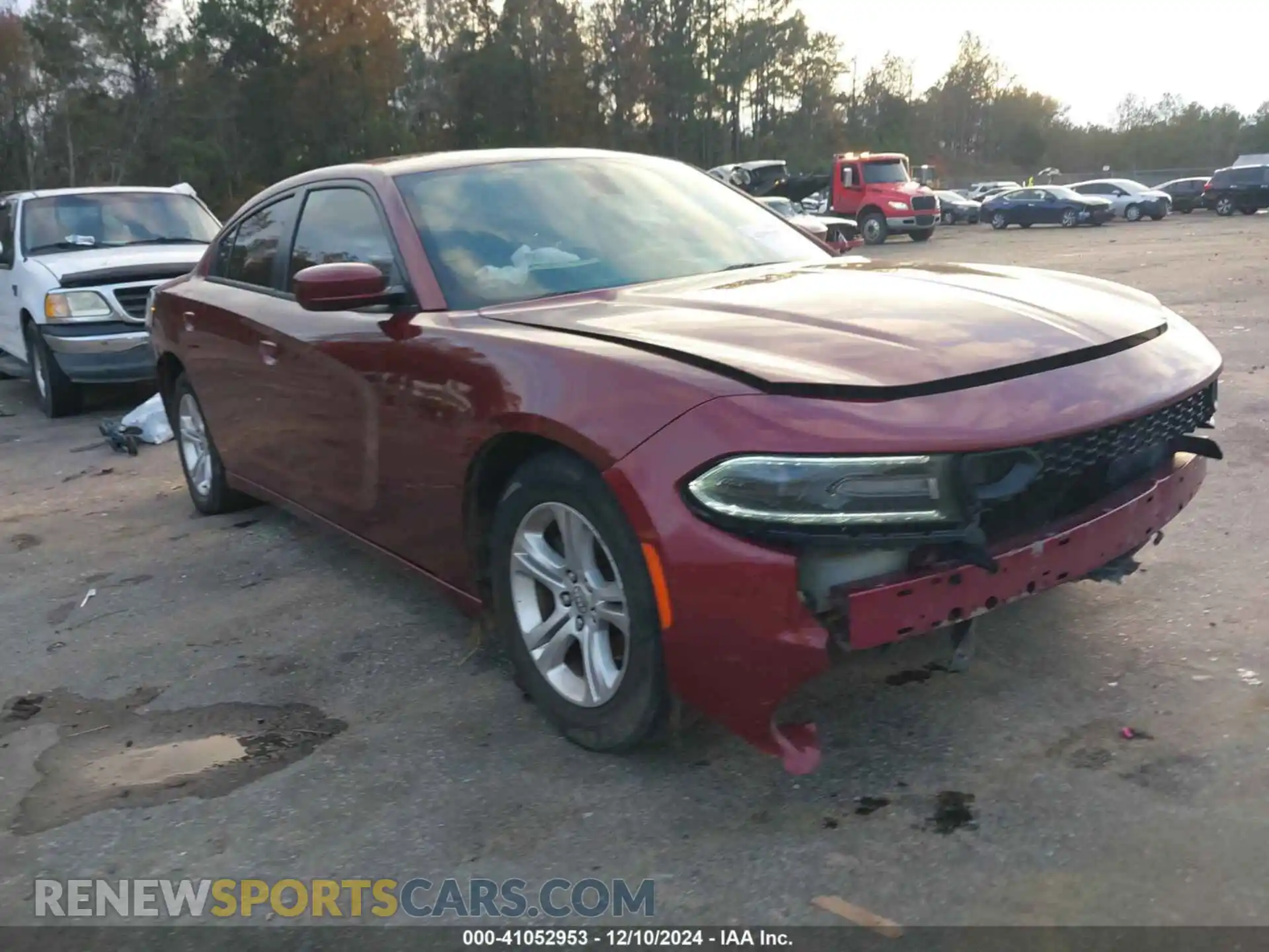 1 Photograph of a damaged car 2C3CDXBG4KH643541 DODGE CHARGER 2019