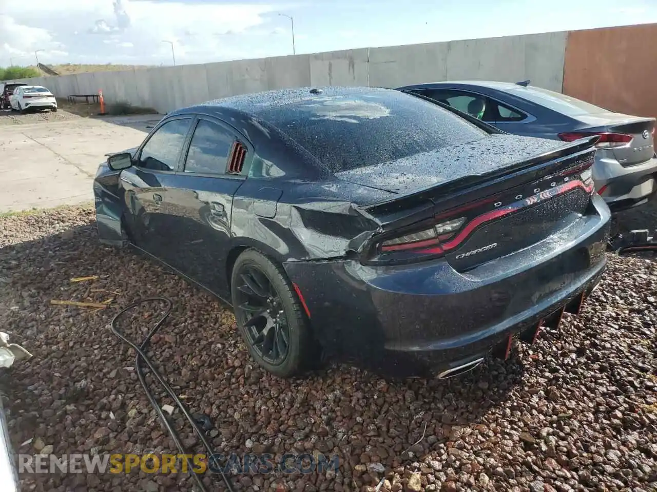 2 Photograph of a damaged car 2C3CDXBG5KH699097 DODGE CHARGER 2019