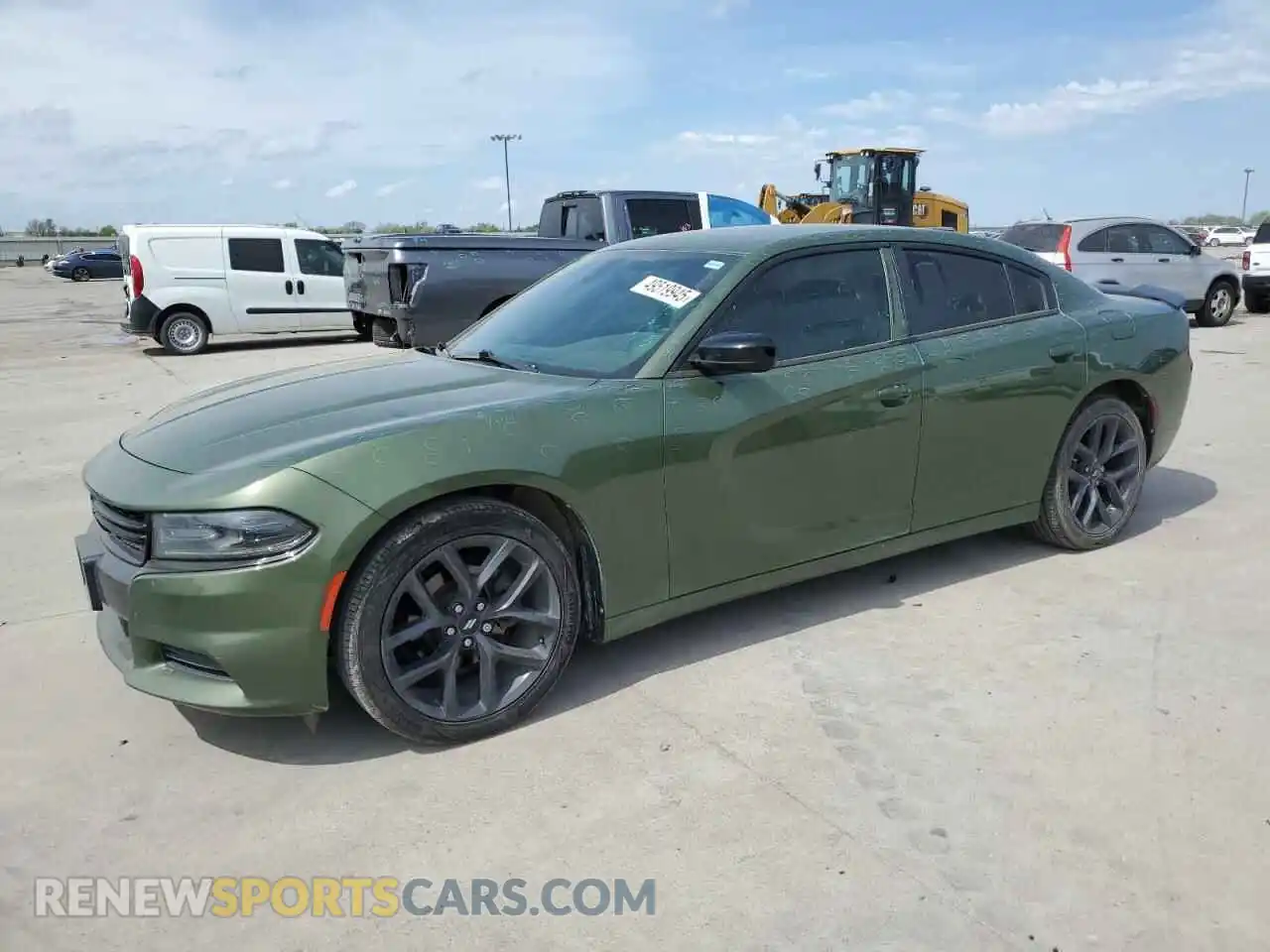 1 Photograph of a damaged car 2C3CDXBG6KH506357 DODGE CHARGER 2019