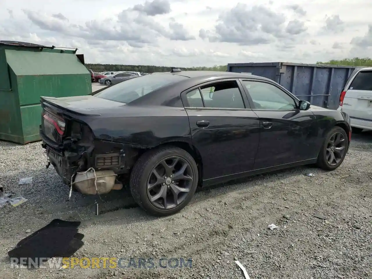 3 Photograph of a damaged car 2C3CDXBG6KH625896 DODGE CHARGER 2019