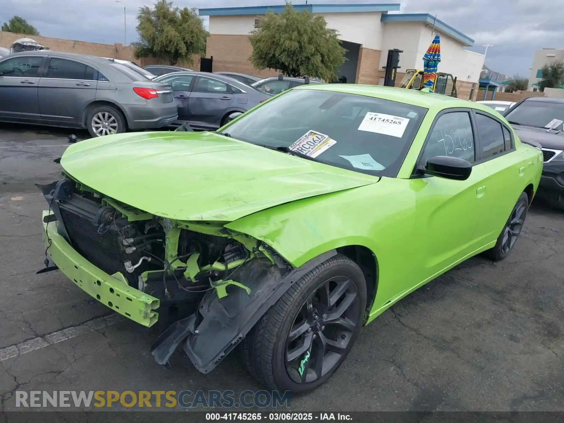 2 Photograph of a damaged car 2C3CDXBG6KH633710 DODGE CHARGER 2019