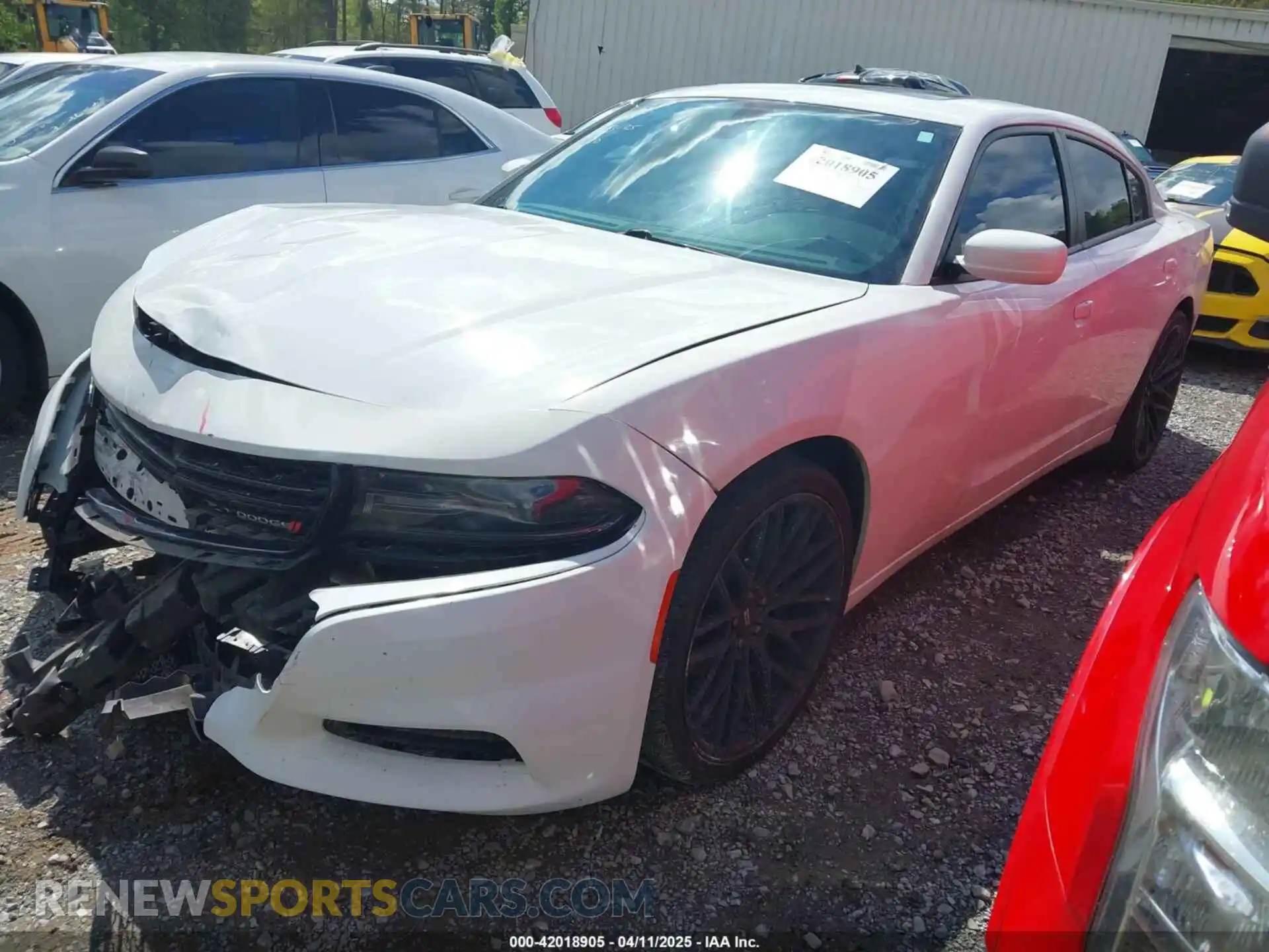 2 Photograph of a damaged car 2C3CDXBG6KH656808 DODGE CHARGER 2019