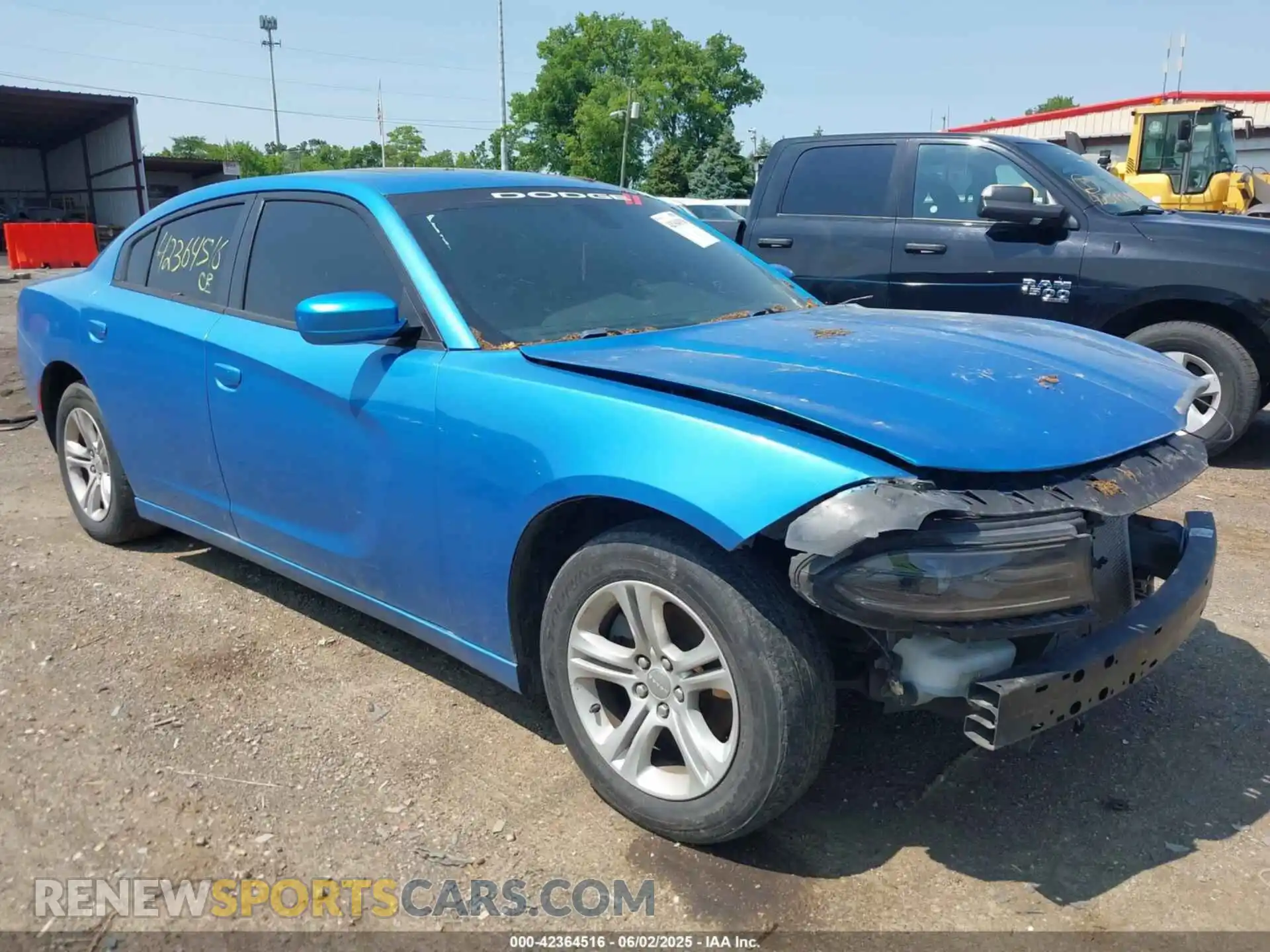 1 Photograph of a damaged car 2C3CDXBG6KH657599 DODGE CHARGER 2019