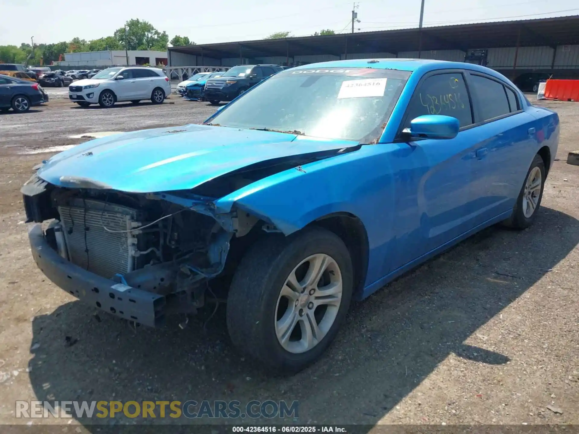2 Photograph of a damaged car 2C3CDXBG6KH657599 DODGE CHARGER 2019