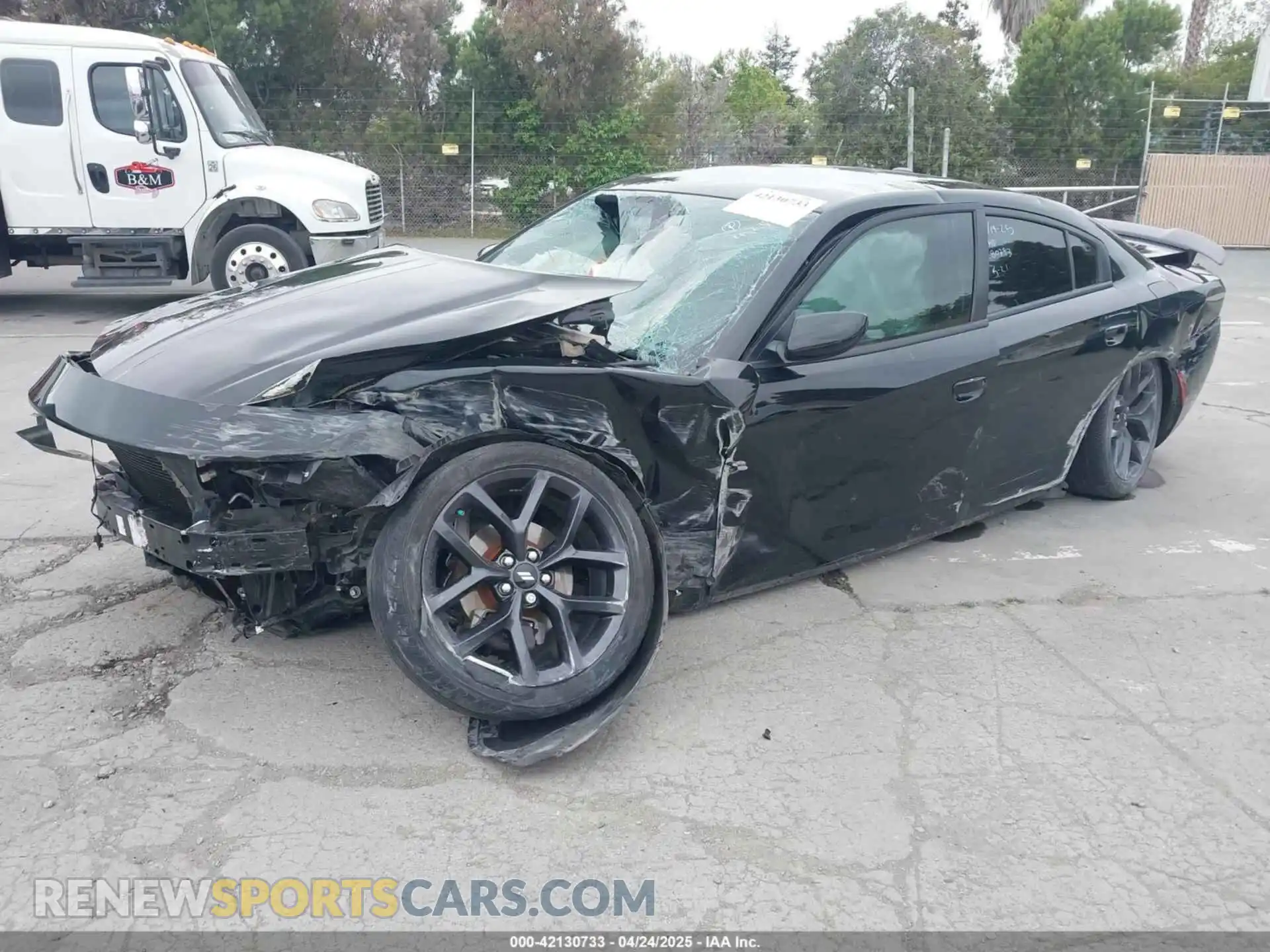 2 Photograph of a damaged car 2C3CDXBG6KH681711 DODGE CHARGER 2019