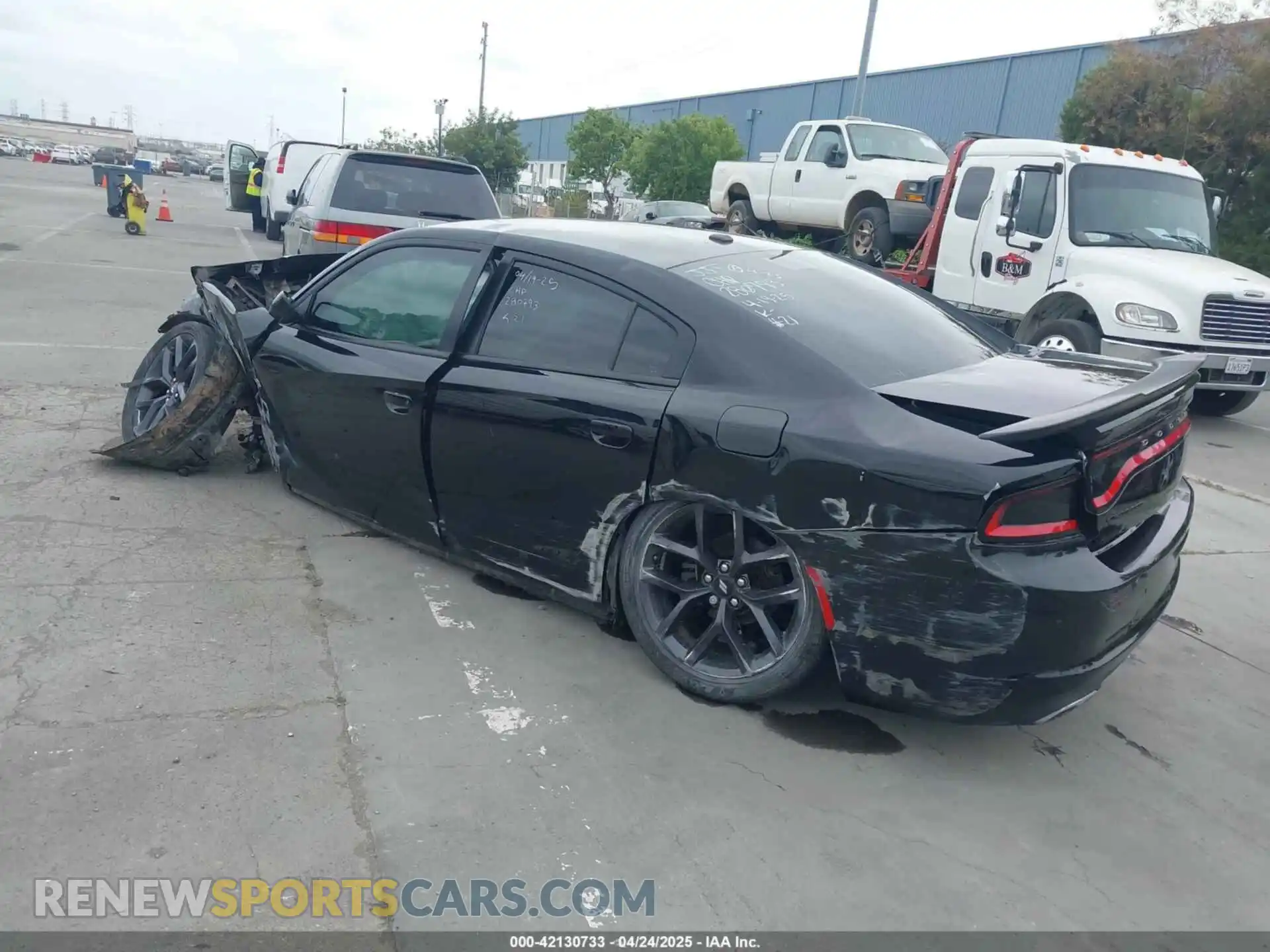 3 Photograph of a damaged car 2C3CDXBG6KH681711 DODGE CHARGER 2019