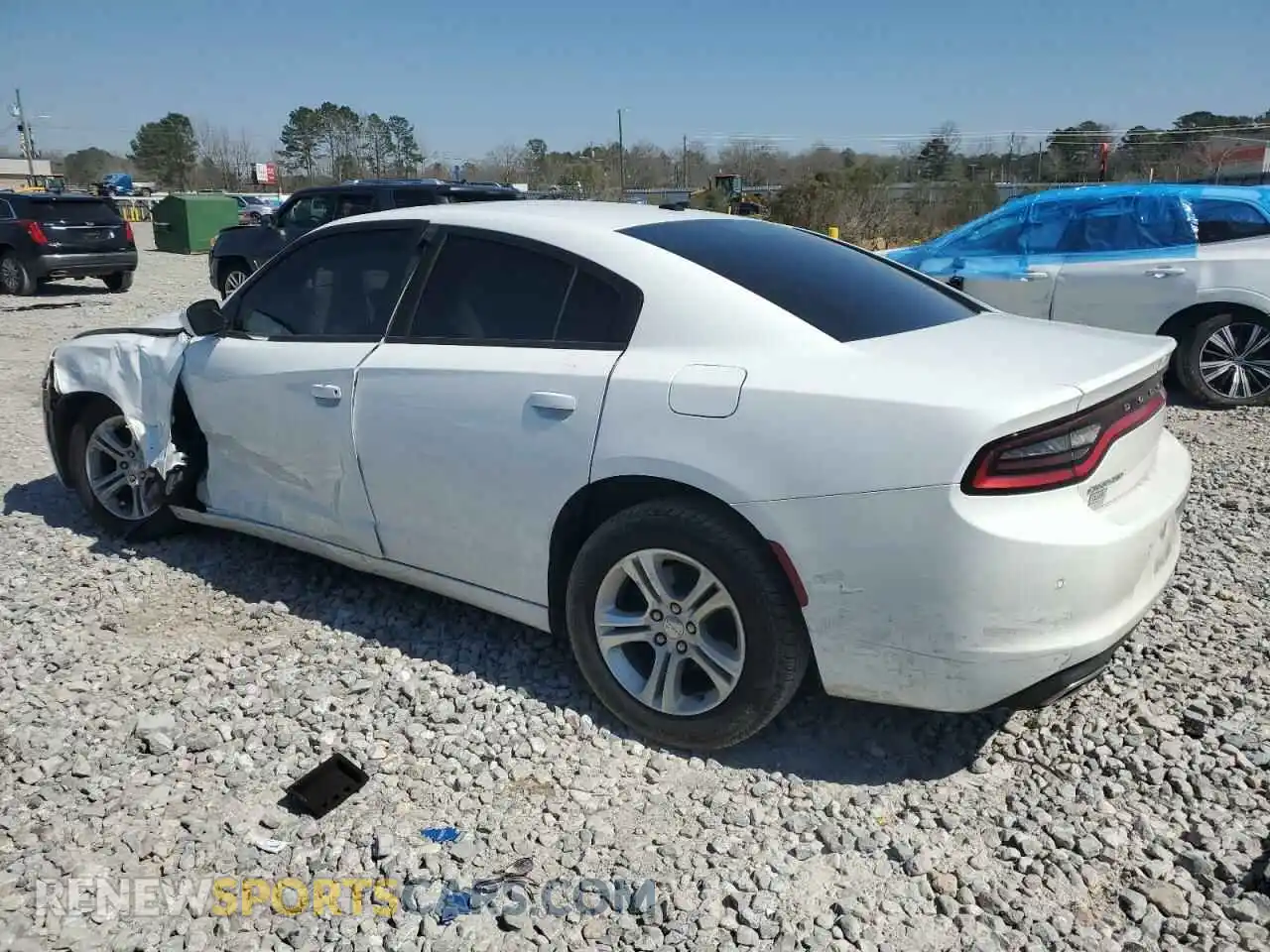2 Photograph of a damaged car 2C3CDXBG6KH704730 DODGE CHARGER 2019