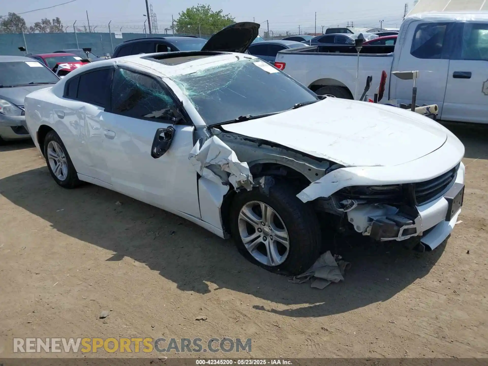 1 Photograph of a damaged car 2C3CDXBG6KH710141 DODGE CHARGER 2019
