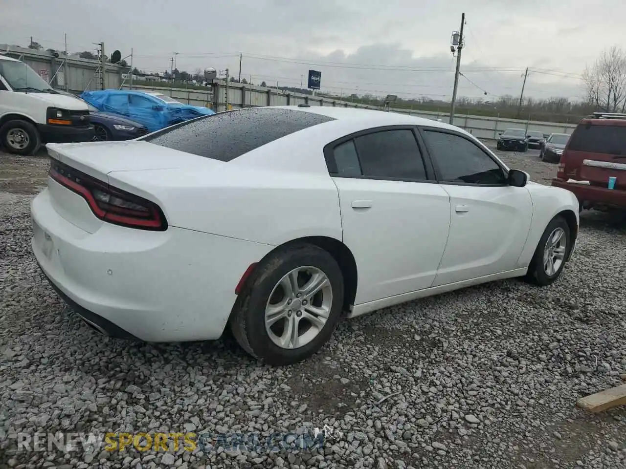 3 fotografías del automóvil dañado 2C3CDXBG7KH707250 DODGE CHARGER 2019