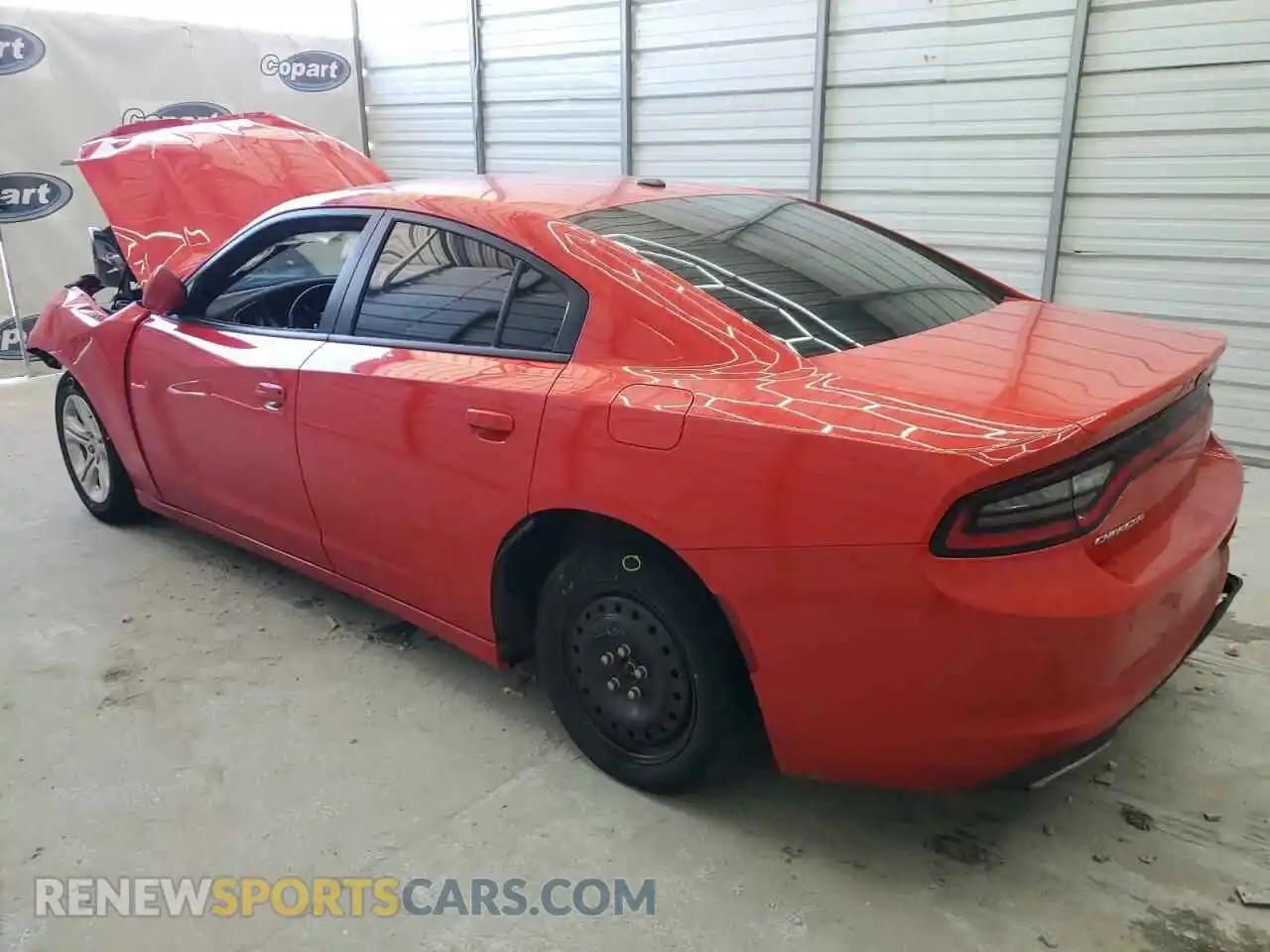 2 Photograph of a damaged car 2C3CDXBG7KH721035 DODGE CHARGER 2019